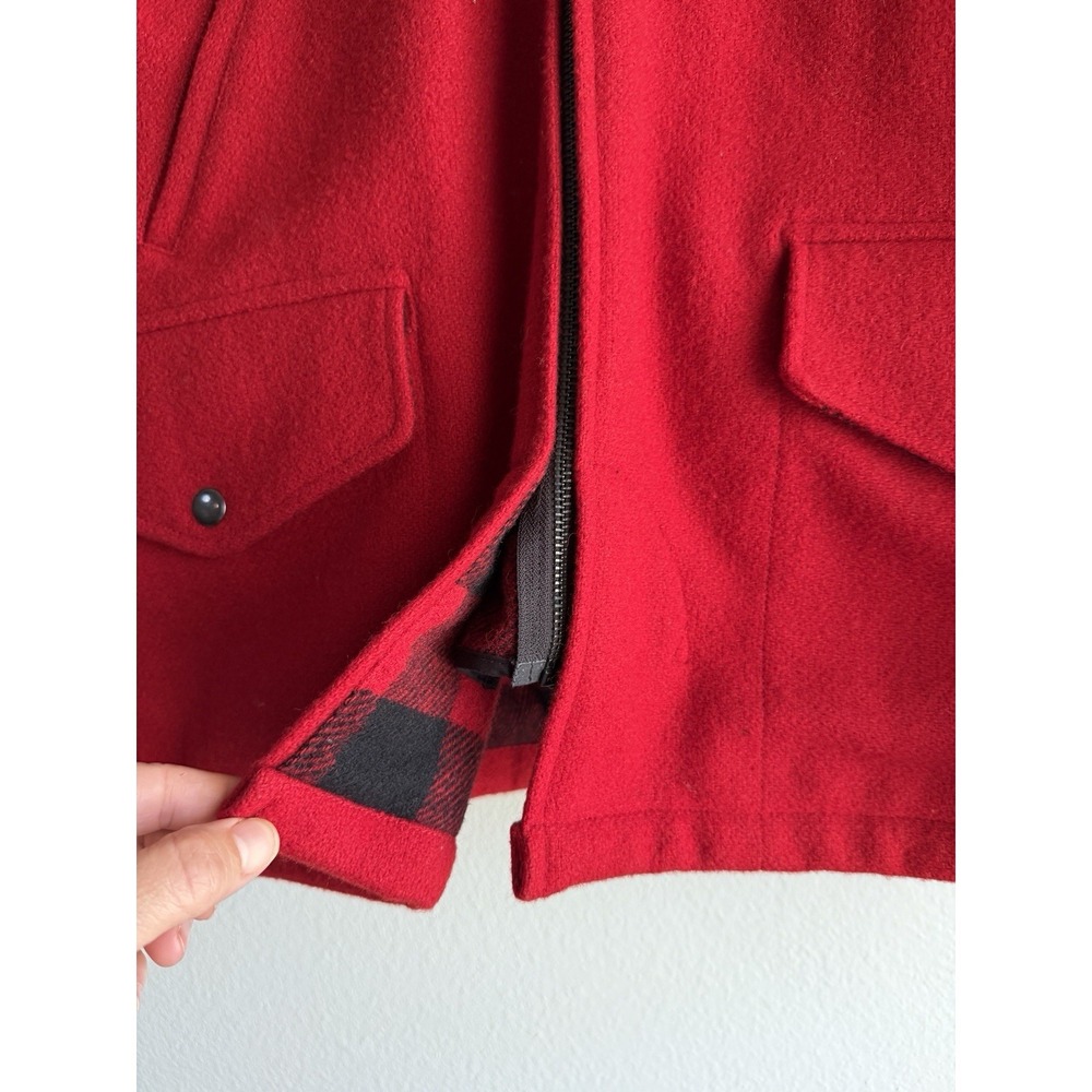 Vintage Polo Ralph Lauren Wool Hunting Jacket Size M VTG Red Heavy 1980s - Picture 2 of 15